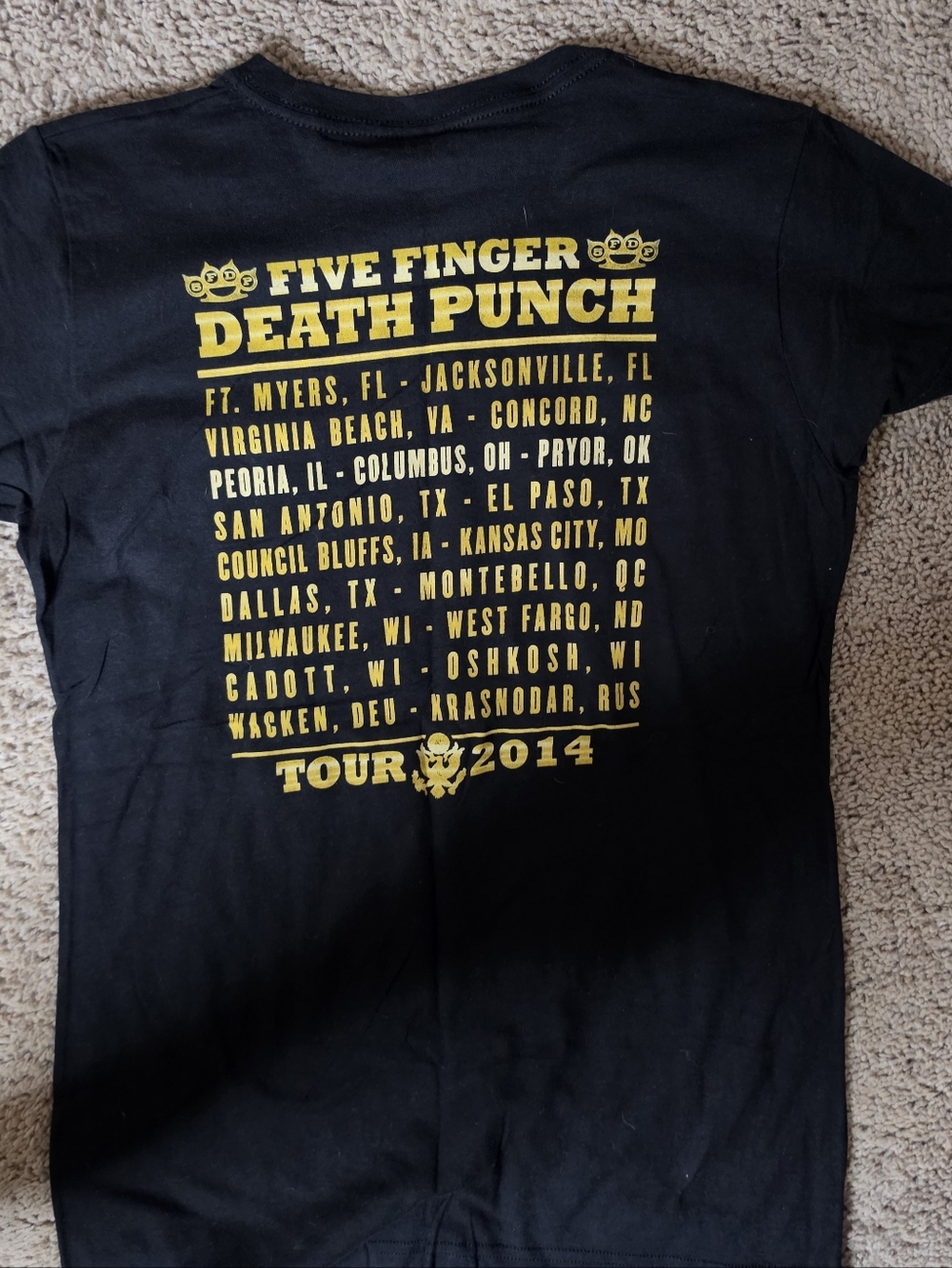 Never Worn Five Finger Death Punch 2004 Tour Shirt - Picture 3 of 3